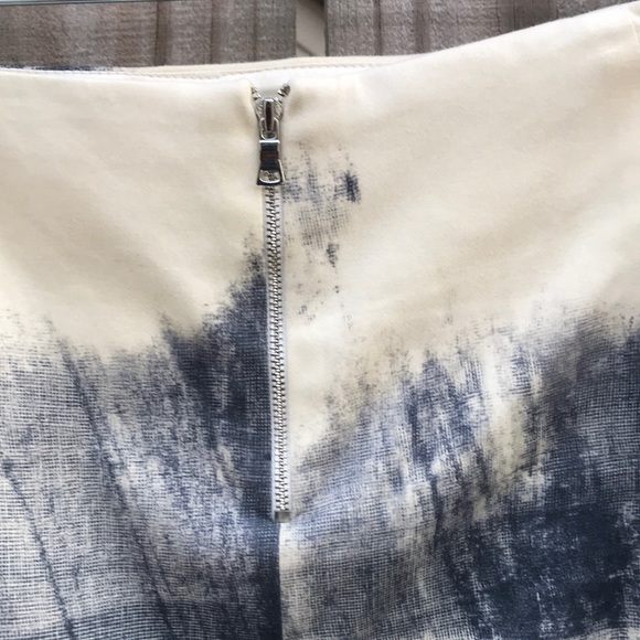 Elie Tahari Cream/Yellow/Blue Skirt - Size 2 - Picture 3 of 6